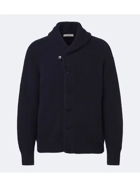 Cardigan Umit Benan de mătase albastru