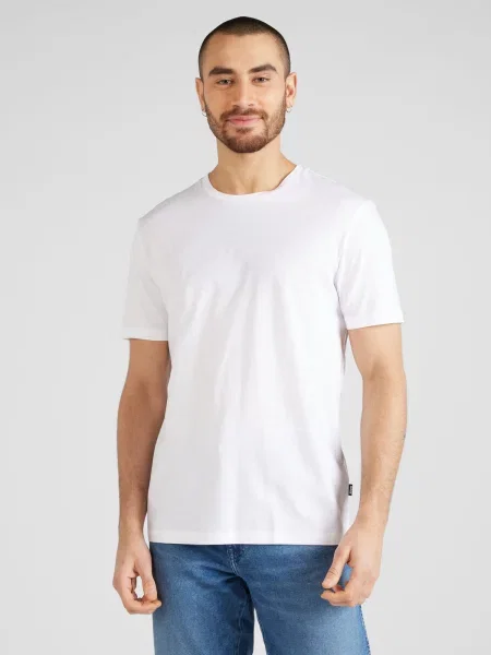 BOSS Orange Tricou Tessler' alb