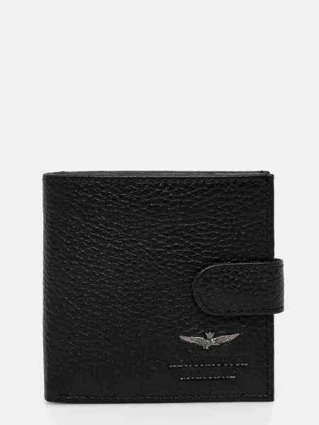 Aeronautica Militare Usnjena denarnica črna