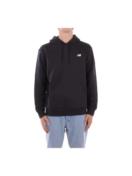 Bluza New Balance Small Logo French Terry Hoodie black czarna