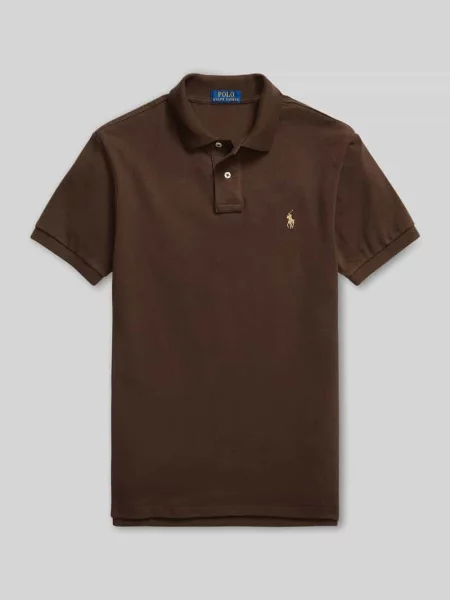 Koszulka polo o kroju slim fit z czystej bawełny Polo Ralph Lauren