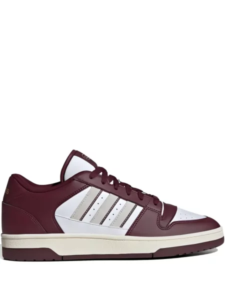 Prugaste trčanje tenisice Adidas Cloudfoam s kristalima crvena