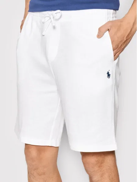 Polo Ralph Lauren Sportovní kraťasy bílá