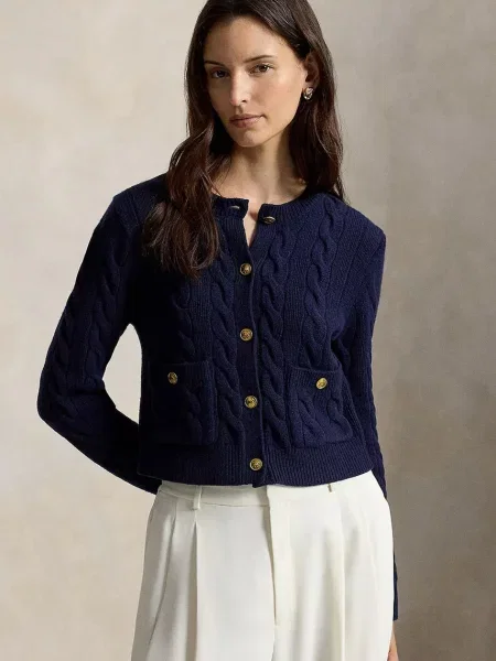 Polo Ralph Lauren cardigan pentru femei din lână