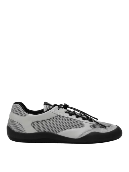 Sneakersy Prada skórzane szare