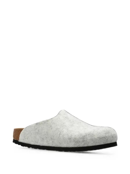Papuci tip mules Birkenstock gri
