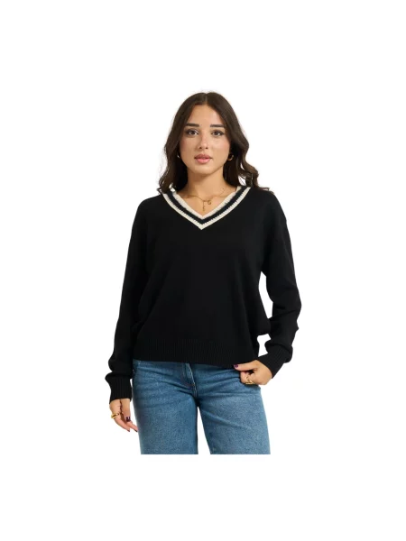 Sweter Silvian Heach czarny