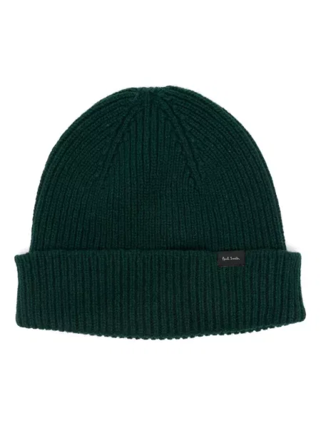 Căciulă Paul Smith cu nervuri verde