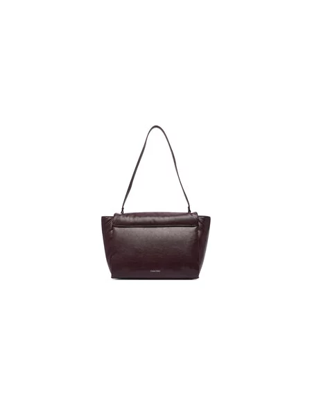 Calvin Klein Rankinė Emblem Hw Padded Satchel Vyšninė ruda