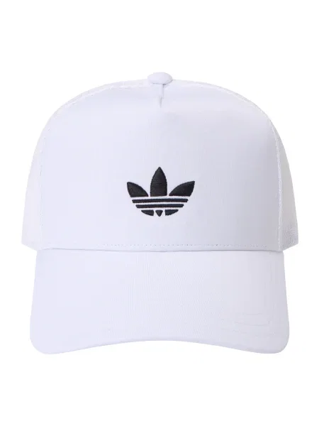 Klasična kapa s šiltom Adidas Originals bela