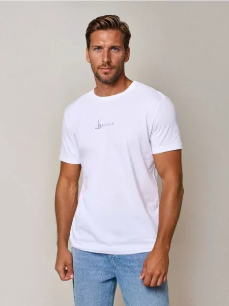 Sinsay tričko s krátkým rukávem bílá