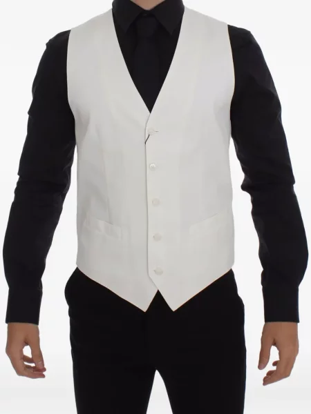 Vestă Dolce & Gabbana clasică alb