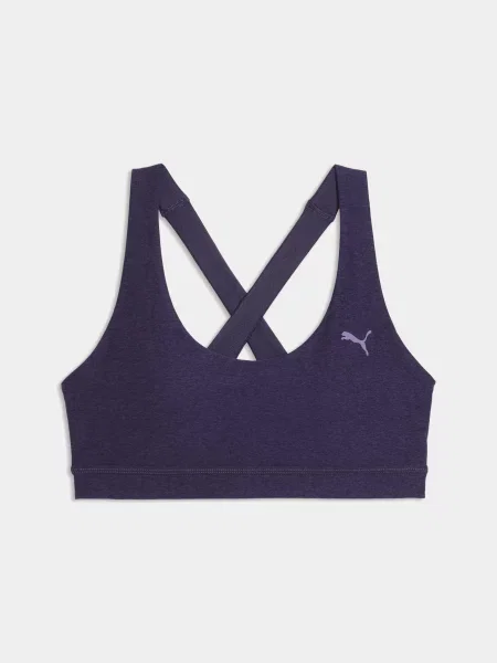 Спортивний топ PUMA Cloudspun Bra Mid комбінований верх фіолетовий