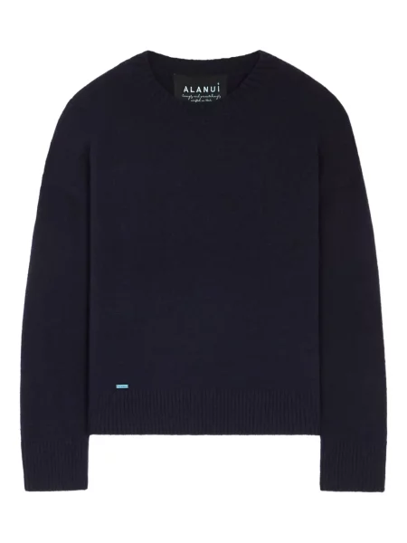 Pulover Alanui cu decolteu rotund albastru