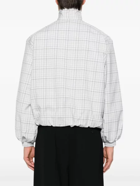 Pantaloni scurți Adidas în carouri alb