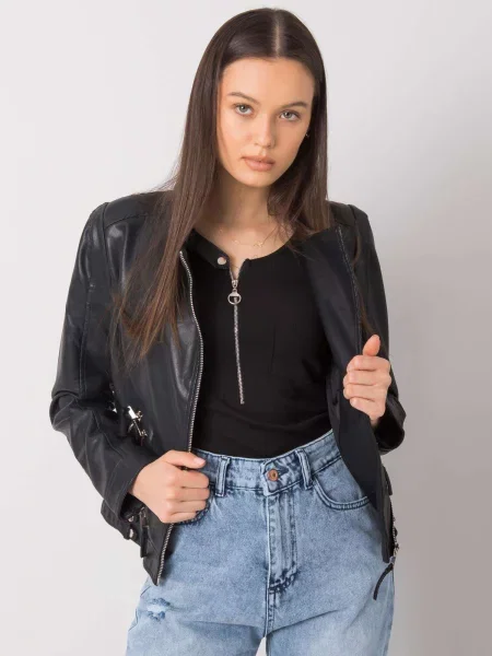 Geanta de piele Fashionhunters negru