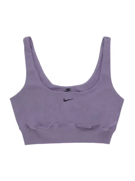 Top Nike o krotszym kroju frotte czarny