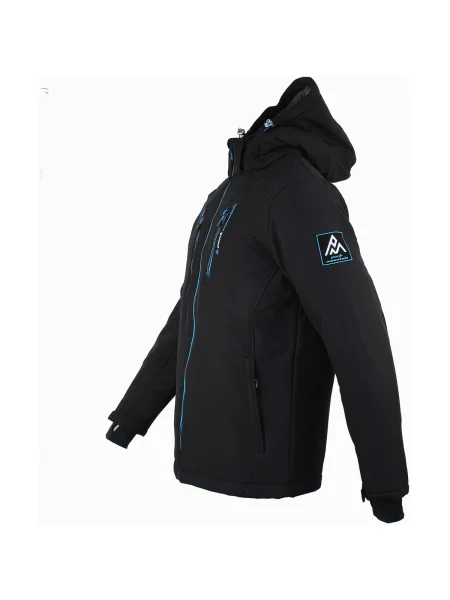 Geacă Peak Mountain softshell negru