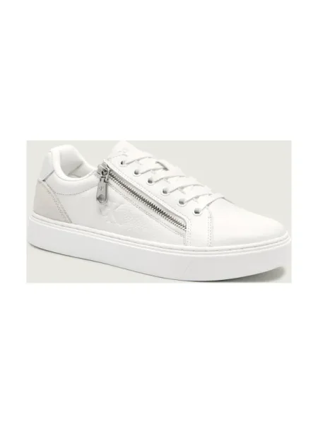 Calvin Klein Teniși din piele CLASSIC alb