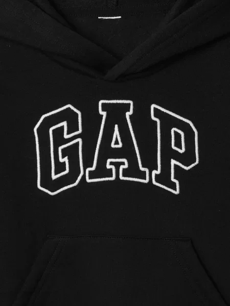 GAP Sweater majica / bijela crna