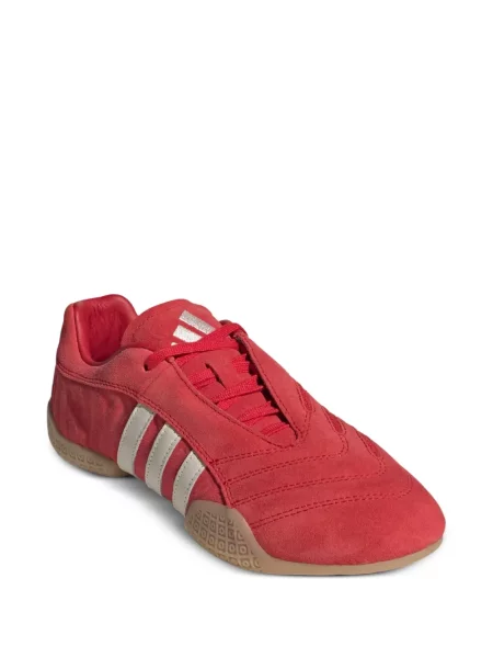 Fűzős csipkés sneaker Adidas piros