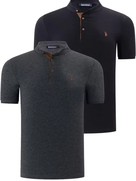 Tricou polo Dewberry gri