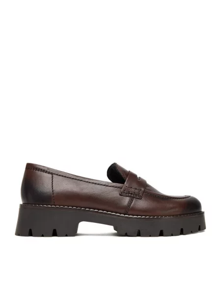 Loafersy Lasocki brązowe
