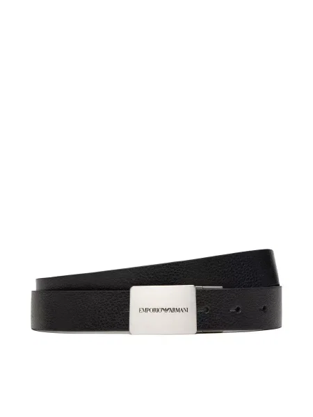 Pas Emporio Armani črna