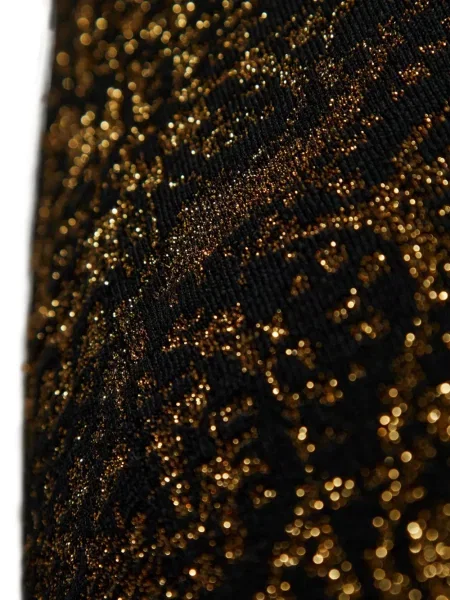 Pantaloni Etro cu model paisley negru