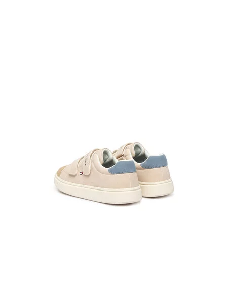 Sportcipők Tommy Hilfiger Low Cut Velcro Sneaker S bézs
