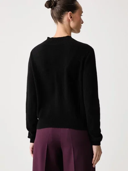 Kaos sweter kaszmirowy czarny