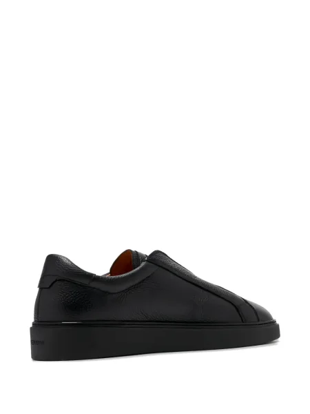 Sneakerși Magnanni din piele slip-on negru