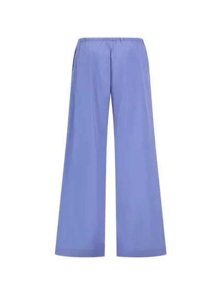 Pantaloni Herno din poplin cu cordon albastru