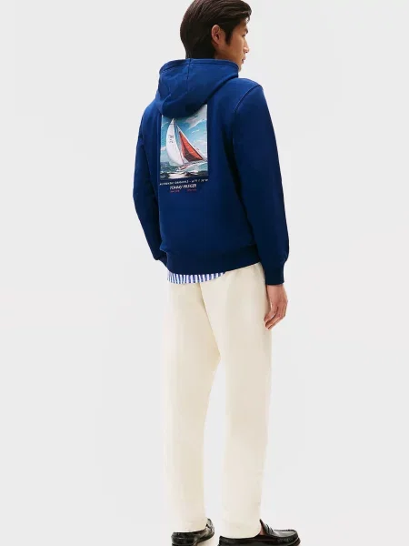 Толстовка Tommy Hilfiger синя