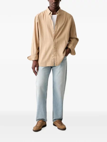 Decupat pantaloni Levi's® cu autograf cu talie înaltă alb