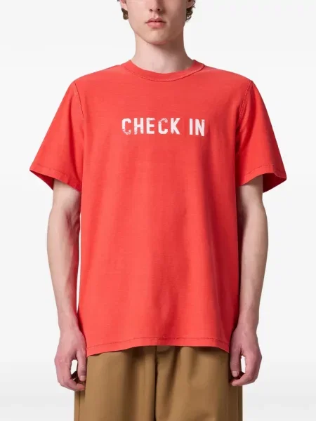 Tricou Msgm cu imagine roșu