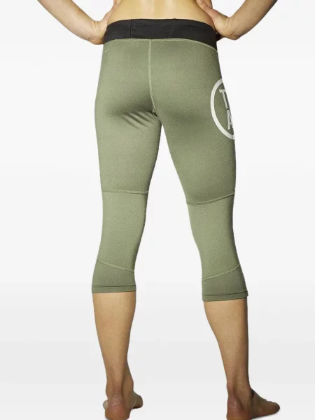 Decupat leggings Reebok cu imagine verde