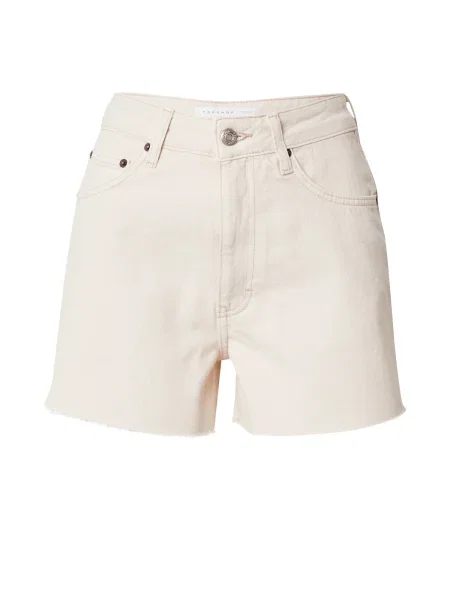 TOPSHOP Jeans lână alb