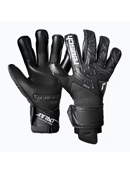 Rękawice bramkarskie Reusch Attrakt Infinity Resistor black czarne