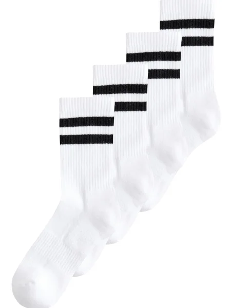 Next Športne nogavice črna bela