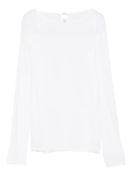 Tricou Wolford lung alb