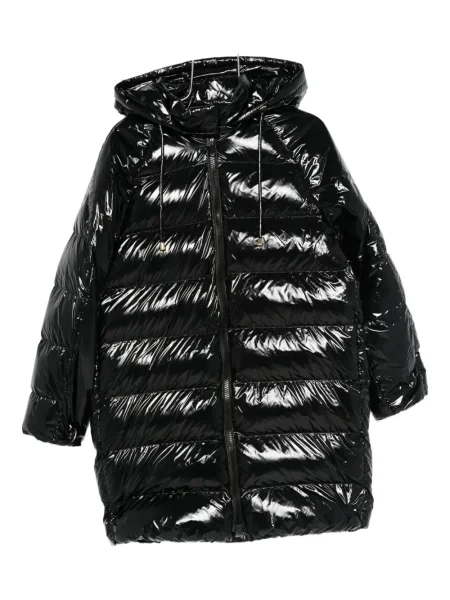 Palton Pinko cu glugă negru