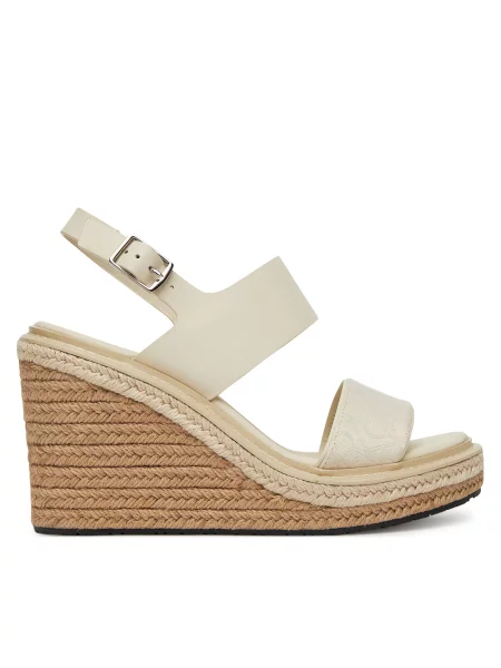 Espadrile Calvin Klein Wedge Sandal 70 Jacq bela