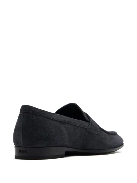 Pantofi loafer Tod's din piele de căprioară albastru