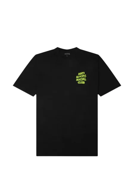 Tricou Anti Social Social Club cu imagine negru