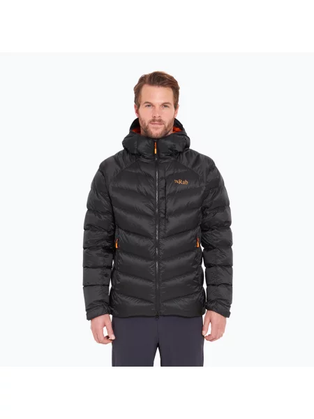 Мъжко пухено яке Rab Glaceon Pro anthracite черно