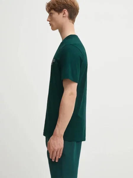 Carhartt WIP t-shirt S/S Alumni z aplikacją zielony