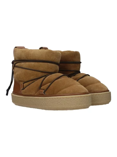 Buty do kostki Isabel Marant zamszowe brązowe