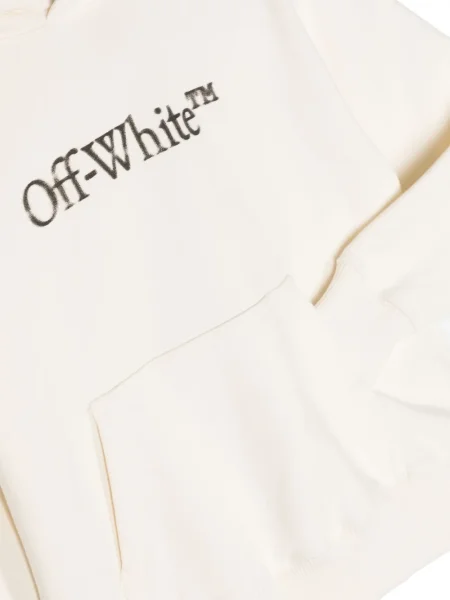 Bluza z kapturem dziecięca Off-white biała