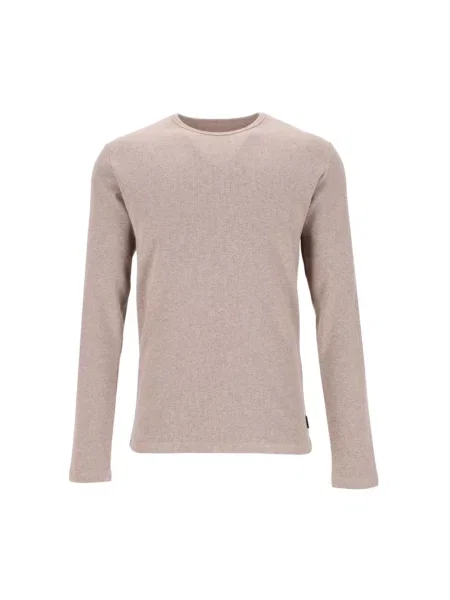 Sweter Mm6 Maison Margiela z łatami beżowy